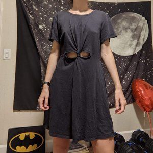 Mossimo Supply Knot-Front Tee Shirt Dress